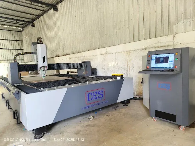 Laser cutting machine installed in Gujarat